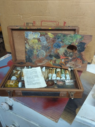 Vintage students wooden - wooden, art