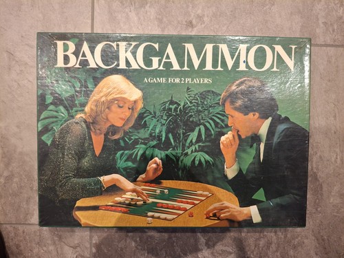 1970s backgammon game vintage - ,