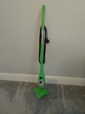 H2o X5  Steam Mop, Green, with attachments.