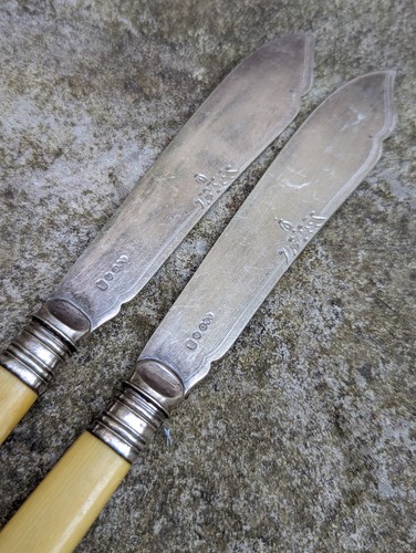 Antique fish servers allen - fish, a&