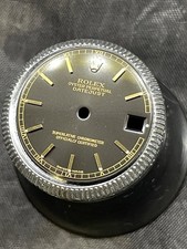 Stunning Black Rolex Ladies 31mm Steel And Gold Datejust Mid Size Dial