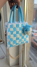Handmade Crochet Bag with Two
