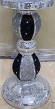 Mirrored Mosaic Vase Table