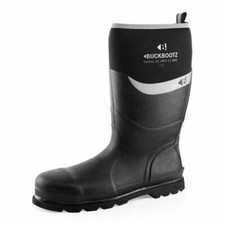 Buckbootz Buckler Safety BBZ6000 Rubber Insulated Safety Wellington Boots