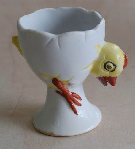 Bird egg cup yellow - -,