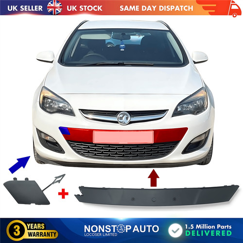 Front bumper number plate - front,