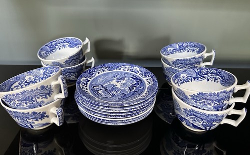 Vintage spode blue italian - spode,