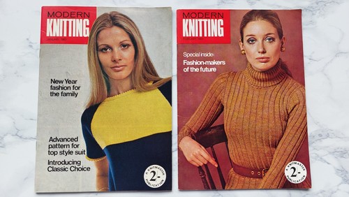 Vintage modern knitting - modern,