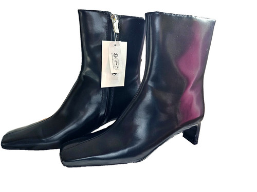 Black heeled boots - h&m,