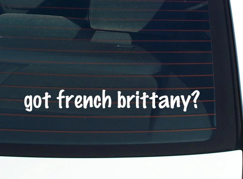 Got french brittany - car, decal