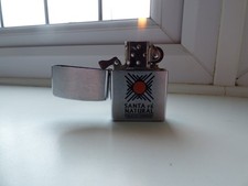 VINTAGE ZIPPO K 03 FROM 2003 WORKS WELL SANTA FE NATURAL TOBACCO