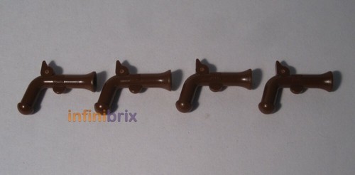 Lego flintlock pistol - 4x,