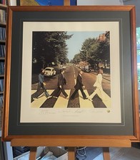 The Beatles Abbey Road. High Quality Large Framed Ltd Edition (x9800) Lithograph