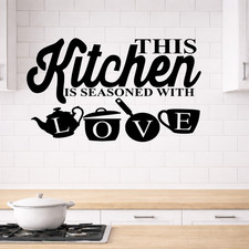 Kitchen seasoned with love - with,