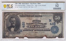 1902 $50 National Note Van