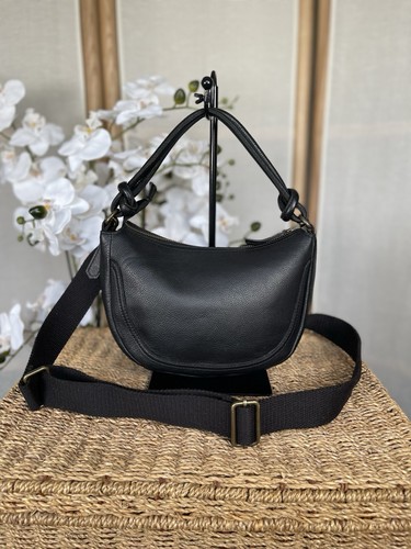 Fat face black leather small - black,