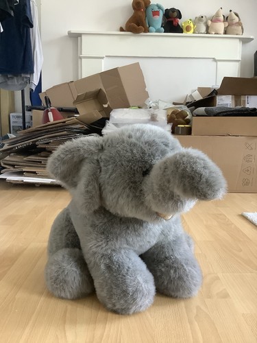 Selfridges grey plush - , elephant