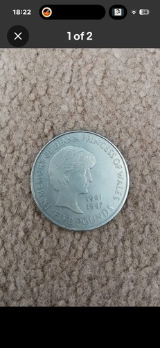 1999 five pounds diana - 1999,