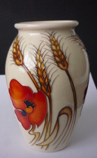 Moorcroft Harvest Poppy Tube