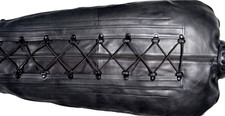 Mens Real Leather Sleep Sack Bondage Bag –Restriction Body Gear for Fetish Play