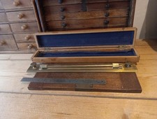 Vintage brass rolling parallel - brass,