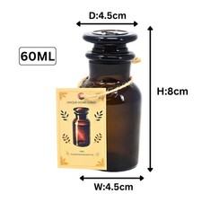 Apothecary Bottles Amber Clear