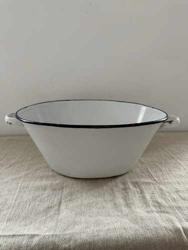 Vintage french enamel - french, tub