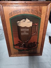 RARE!  A TRUE FIND!   OLD BUSHMILLS IRISH WHISKEY Mirror / Sign Wood Blended 