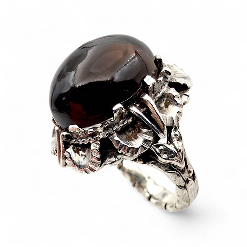 Vintage smoky quartz ring - vintage,