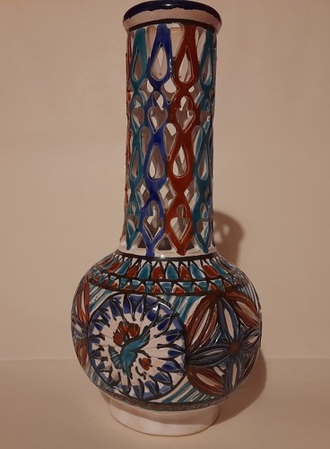 Hand painted tunisian - hand-painted, ceramic