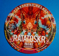 TARTARUS brewery RATATOSKR real ale beer pump clip badge front Yorkshire Leeds
