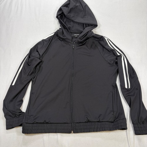 Zelos womens black full zip - womens, l