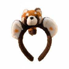 Raccoon Ear Headband, Fuzzy