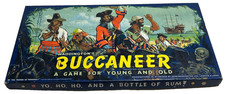 BUCCANEER GAME : Rare 1958 Vintage Waddington's Edition (FREE UK P&P)