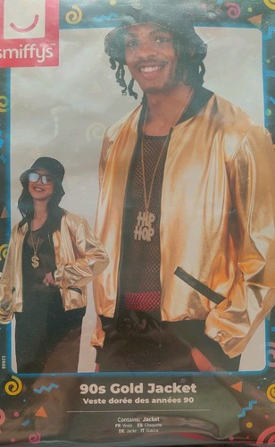 Smiffys 90s gold - gold, bomber