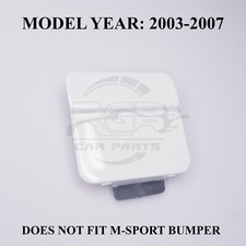 Rear Bumper Tow Hook Cover Towing Cap For BMW 5er E60 2003-2007 Alpine White 300