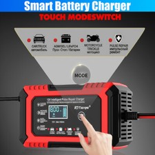Car Battery Charger 12V Trickle Fast Charger Heavy Duty Smart Battery Maintainer