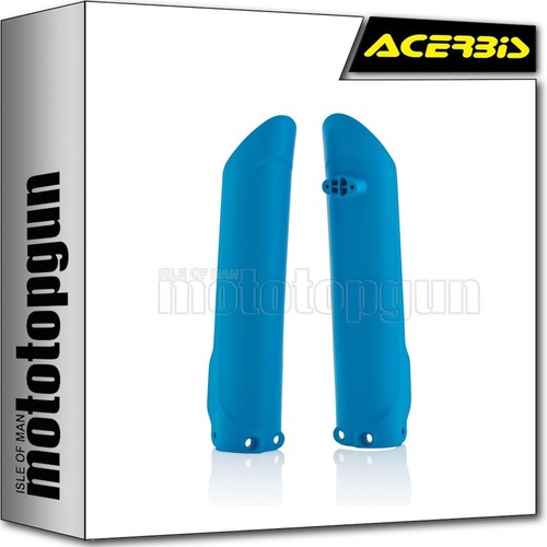 Acerbis fork cover blue ktm - fork,