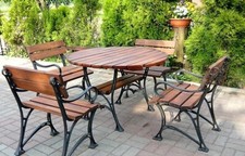 Garden set table and four - garden,