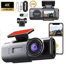 4K Front Rear Mini Dashcam for