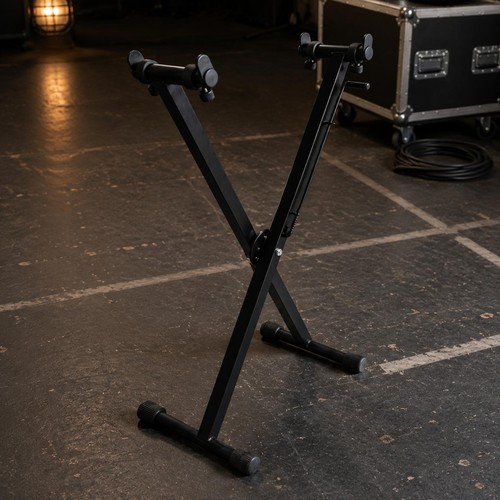 Shaped frame keyboard stand - x-shaped,