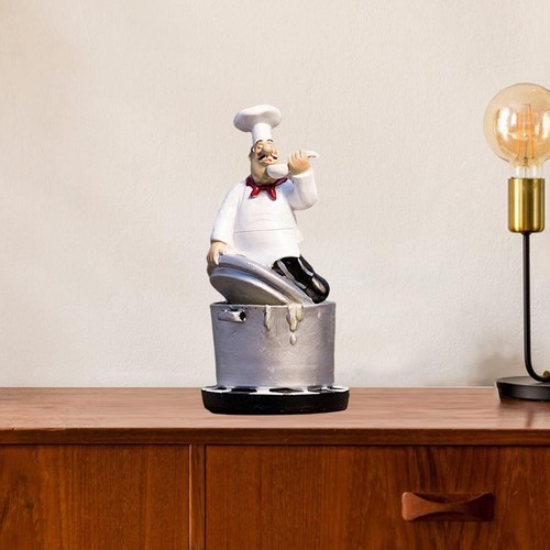 Delicate chef figurine - delicate,
