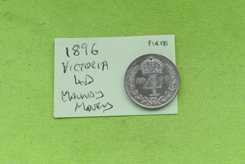 1896 four pence - 4d, silver