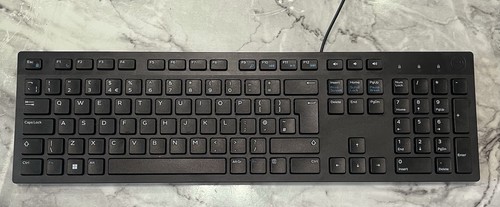 Dell black wired - dell,
