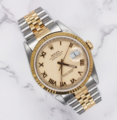 Gents steel gold rolex - gents,