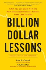Billion Dollar Lessons: What