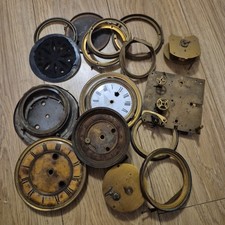 Antique Brass Clock Bezels Etc