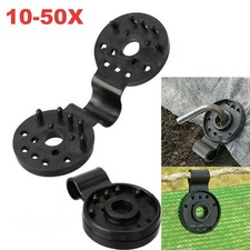 10-50Pcs Awning Tarp Clips Set Buckle Tent Clamp Heavy Duty Black Camping Tool