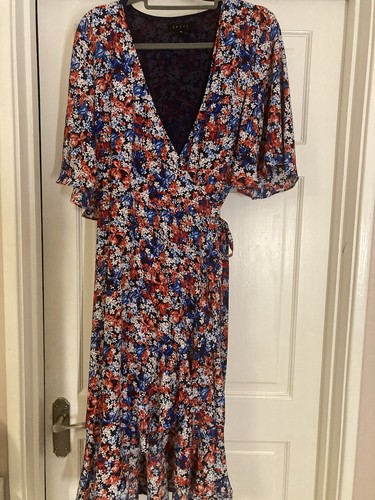 Debut floral wrap dress - debut,