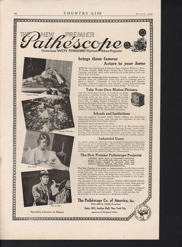 1920 pathescope motion picture - 1920,